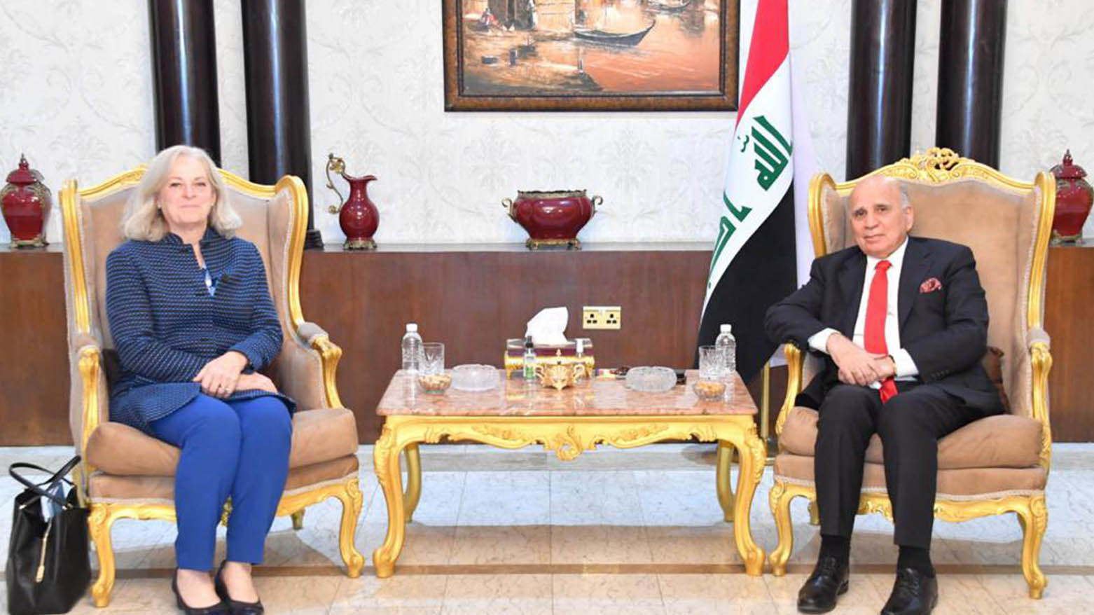 U.S. envoy, Iraqi FM discuss humanitarian assistance to Gaza